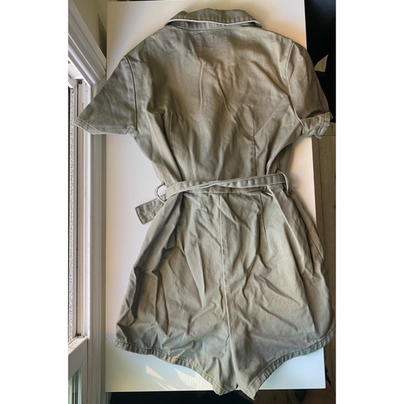 🫒 Urban Outfitters olive army utility romper - Picture 3 of 3